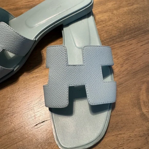 Hermes Light Blue Women's Sandals - Picture 2 of 6